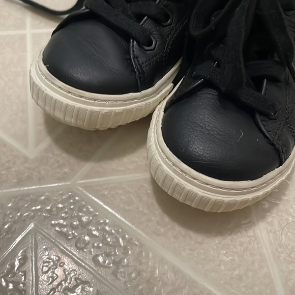 Zara black side zip high tops - Picture 3 of 6
